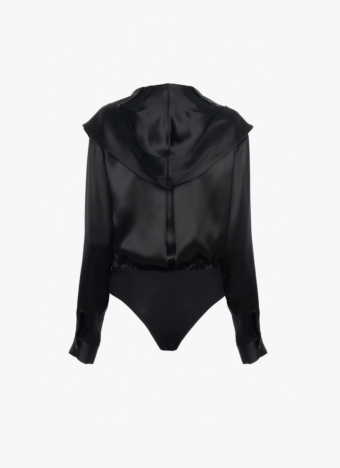 Hooded Silk Body ALAÏA BLACK HOODED SILK BODY